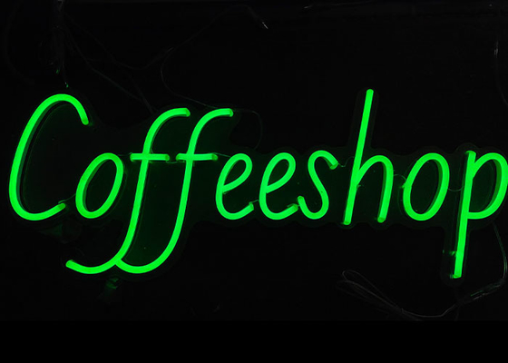 Coofeeshop neon sign custom size for coffe  business street shopping center