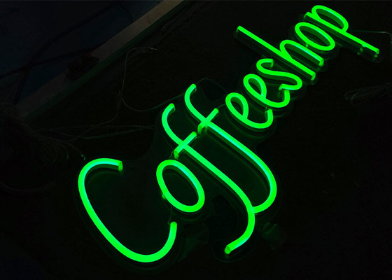 Coofeeshop neon sign custom size for coffe  business street shopping center