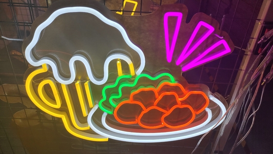 Chinese restaurant Shop front decoration neon sign wall lighting deco led neon lighting