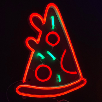 50000hrs Pizza Cuttable Custom Neon Signs Hang Wall Lighting  8×12mm