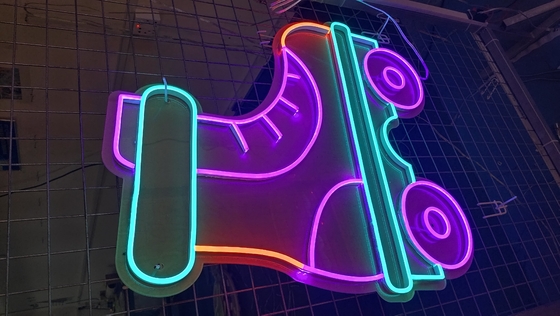 AC100V 8x12mm Micro Neon Sign Cuttable Roller Skate Cuttable Neon Sign