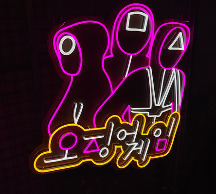 Korea Japan custom neon sign word letter picture handmade neon sign