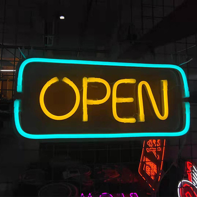 Open neon sign brightness business shop open custom led neon sign  