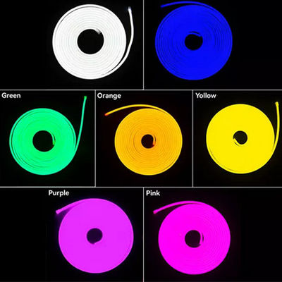 Blue Flex LED Neon Tube Light 14mm by 26mm Waterproof Soft Neon Strip Lights Featuring 120pcs SMD2835 High Brightness Suitable for Indoor Outdoor