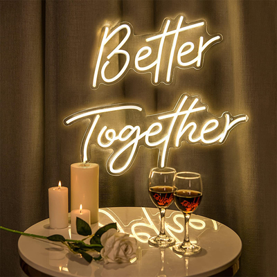 Custom Better Together Neon Led Light Sign Romance Wedding