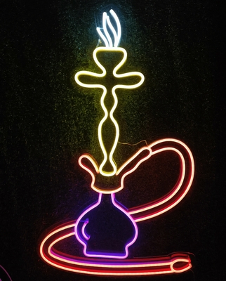Handcrafted Hookah Neon Sign Highly Visible Hookah Cigarette Neon Sign